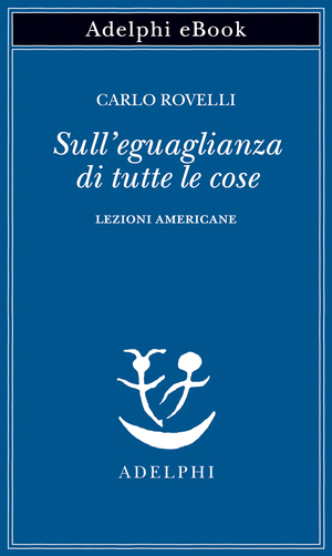 Copertina del volume: Sull’eguaglianza di tutte le cose