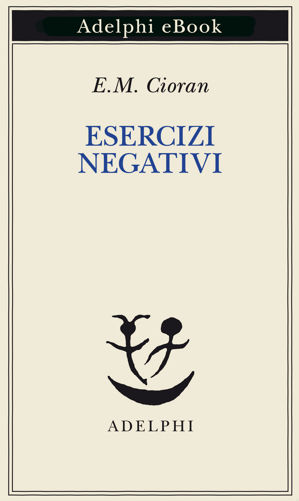 Copertina del volume: Esercizi negativi