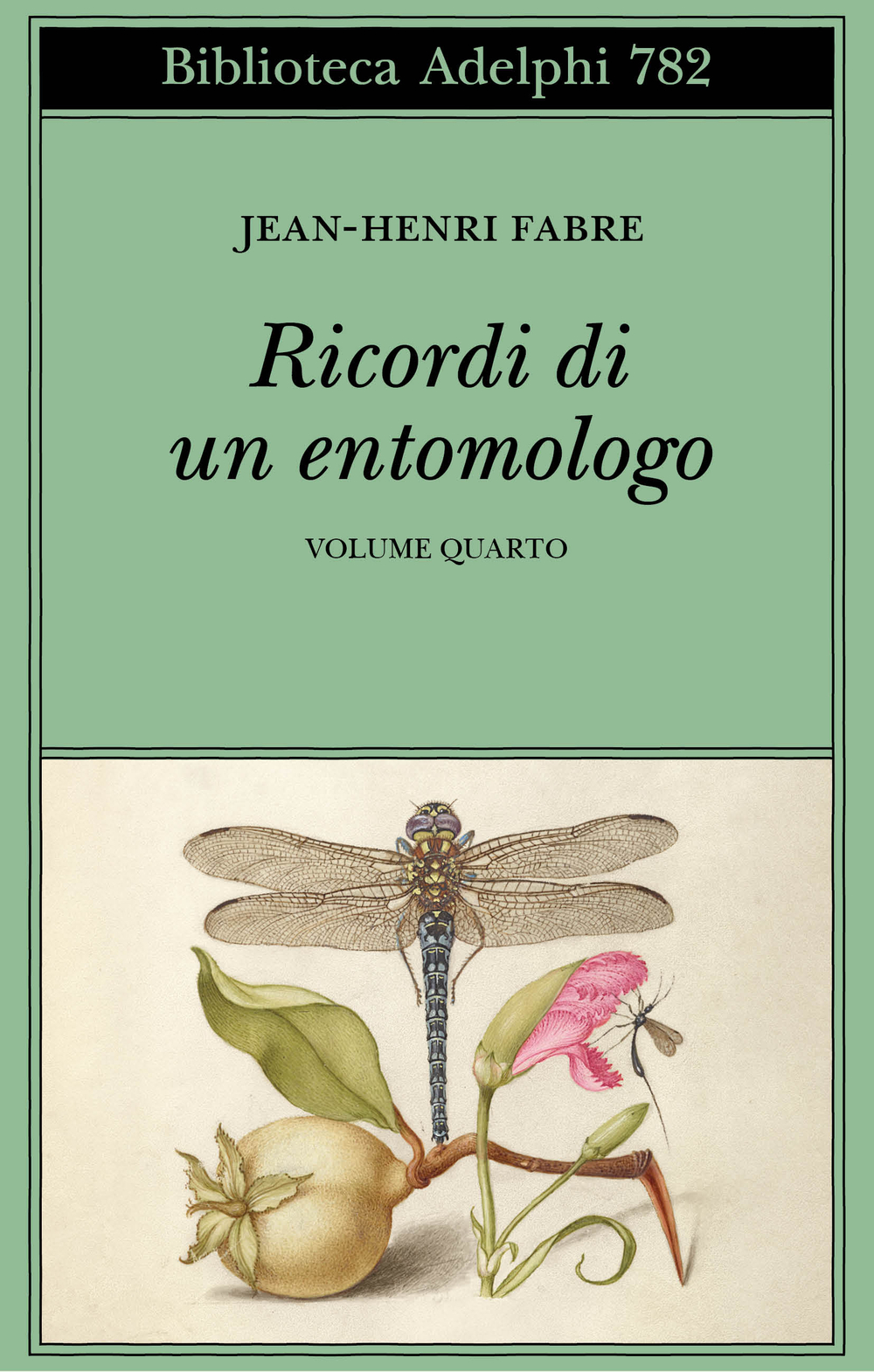 Copertina del volume: Ricordi di un entomologo, IV