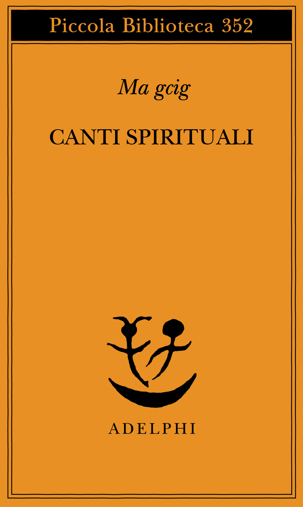Copertina del volume: Canti spirituali