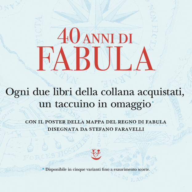 Un taccuino in omaggio ogni due volumi della collana Fabula acquistati