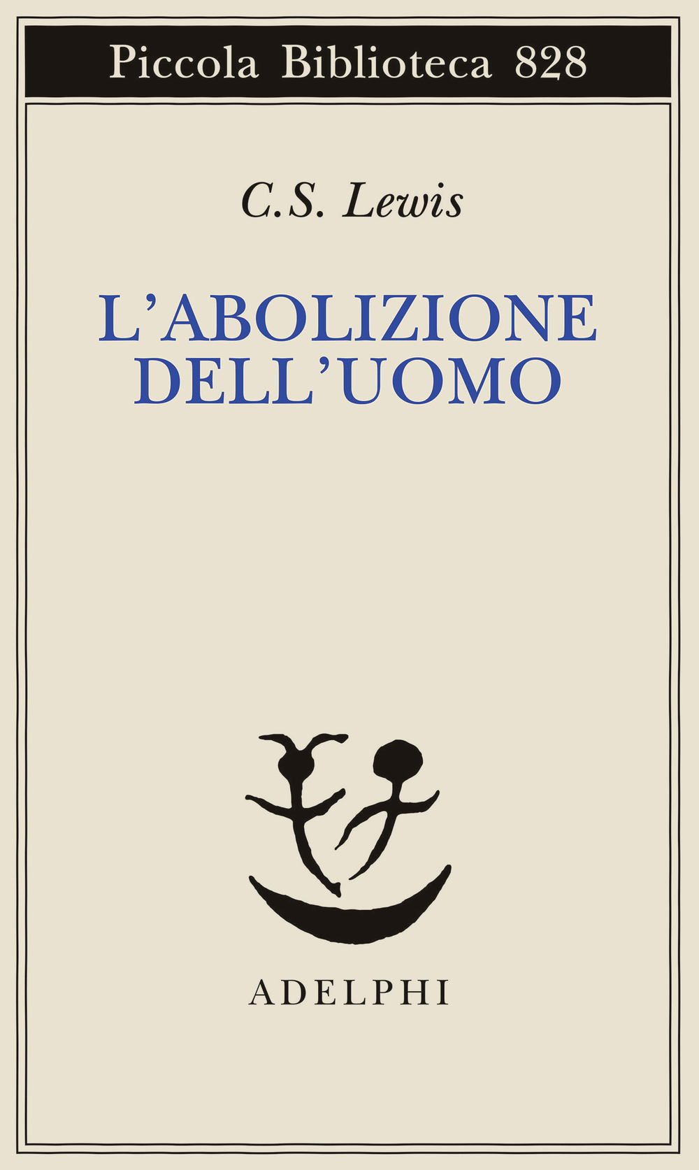 Copertina del volume: L’abolizione dell’Uomo