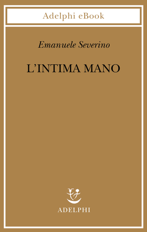 Copertina del volume: L’intima mano