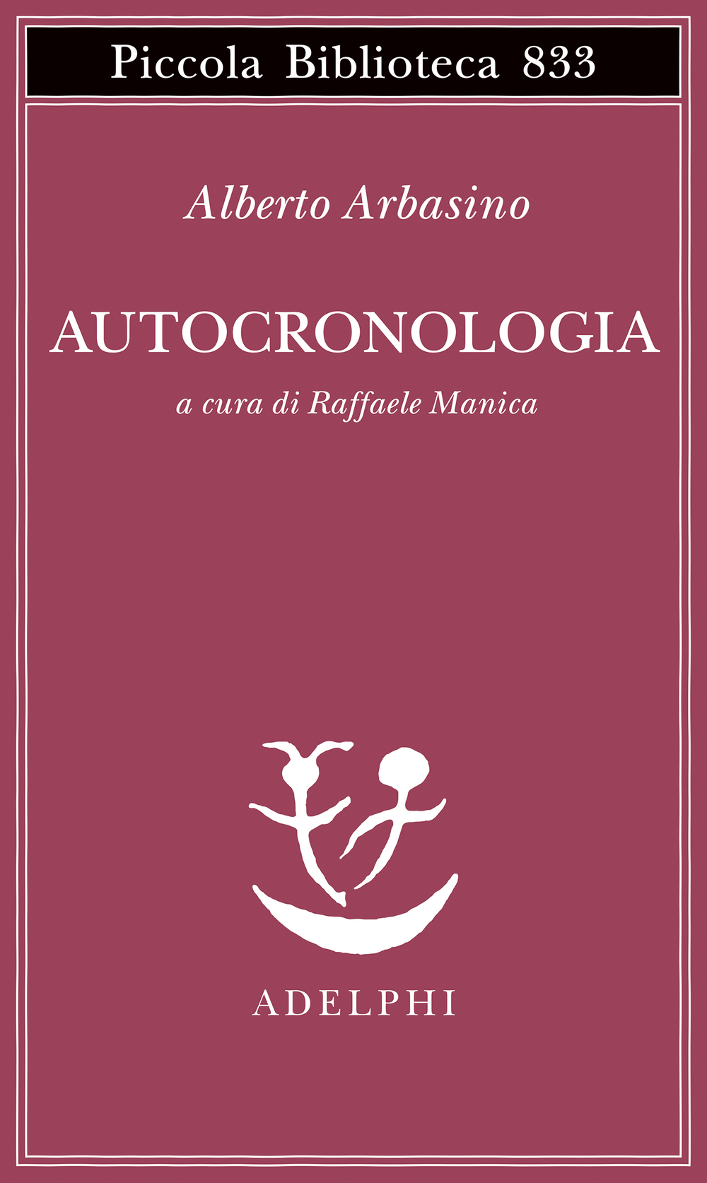 Copertina del volume: Autocronologia