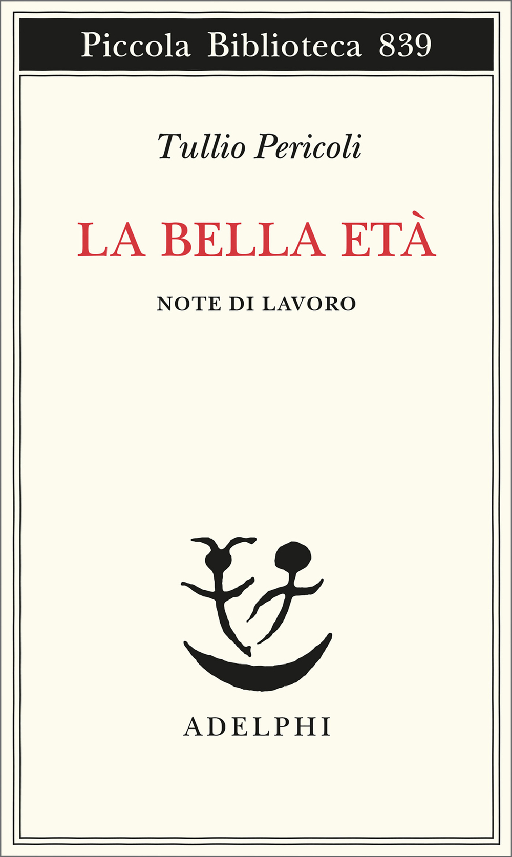 Copertina del volume: La bella età