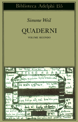 Copertina del volume: Quaderni, II