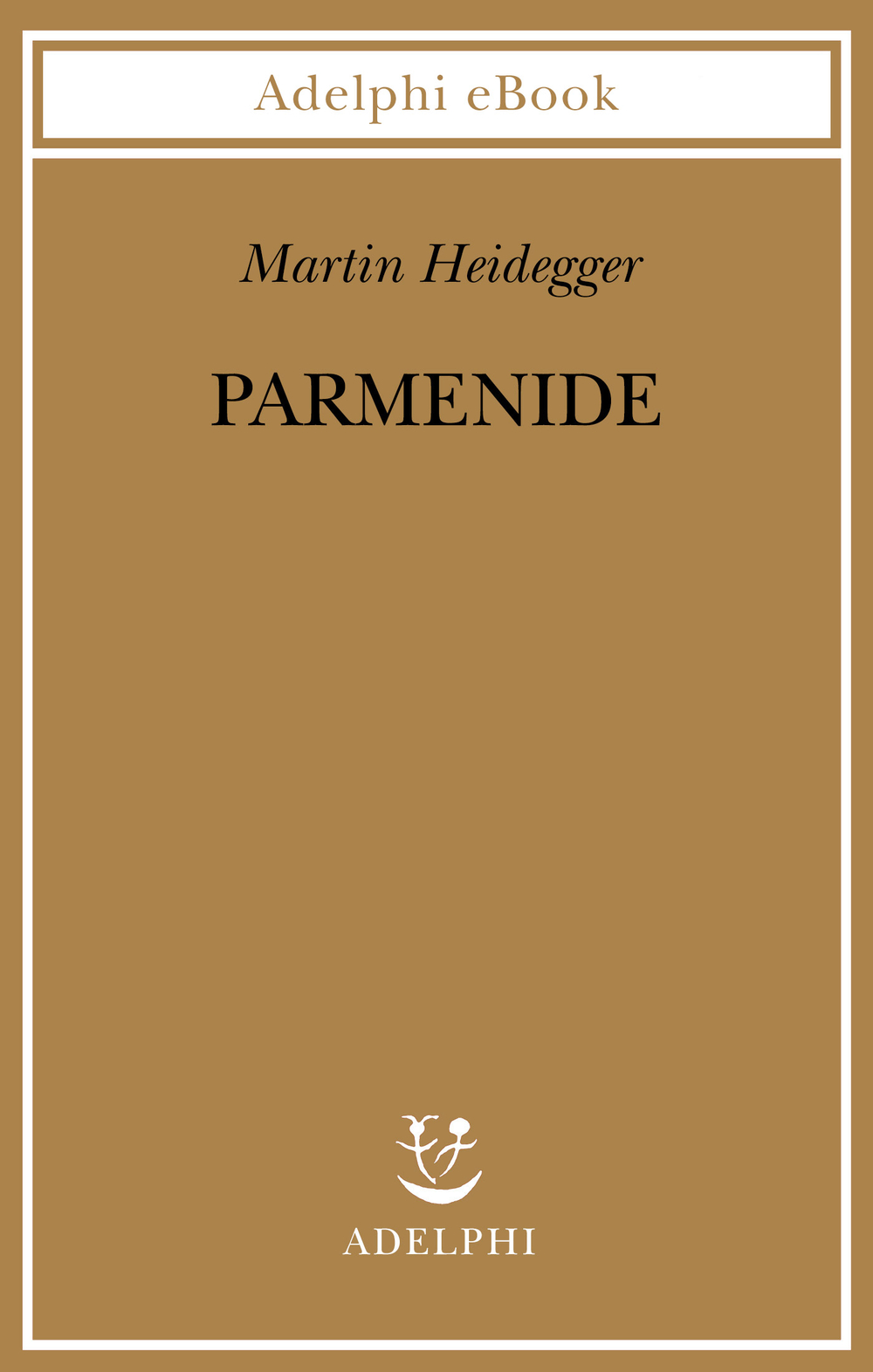 Copertina del volume: Parmenide