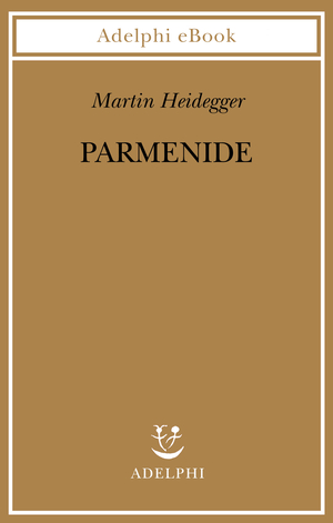 Copertina del volume: Parmenide