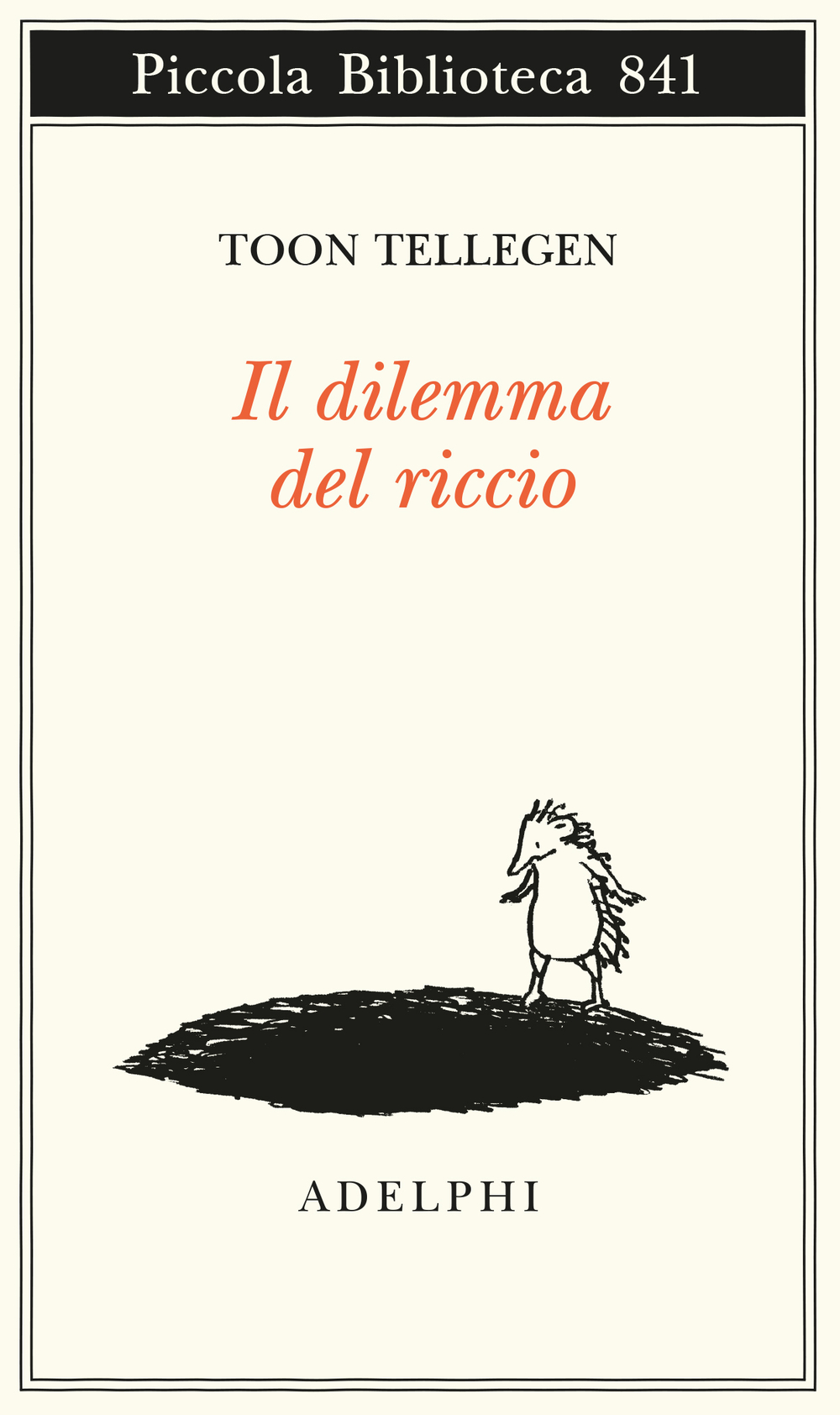 Copertina del volume: Il dilemma del riccio
