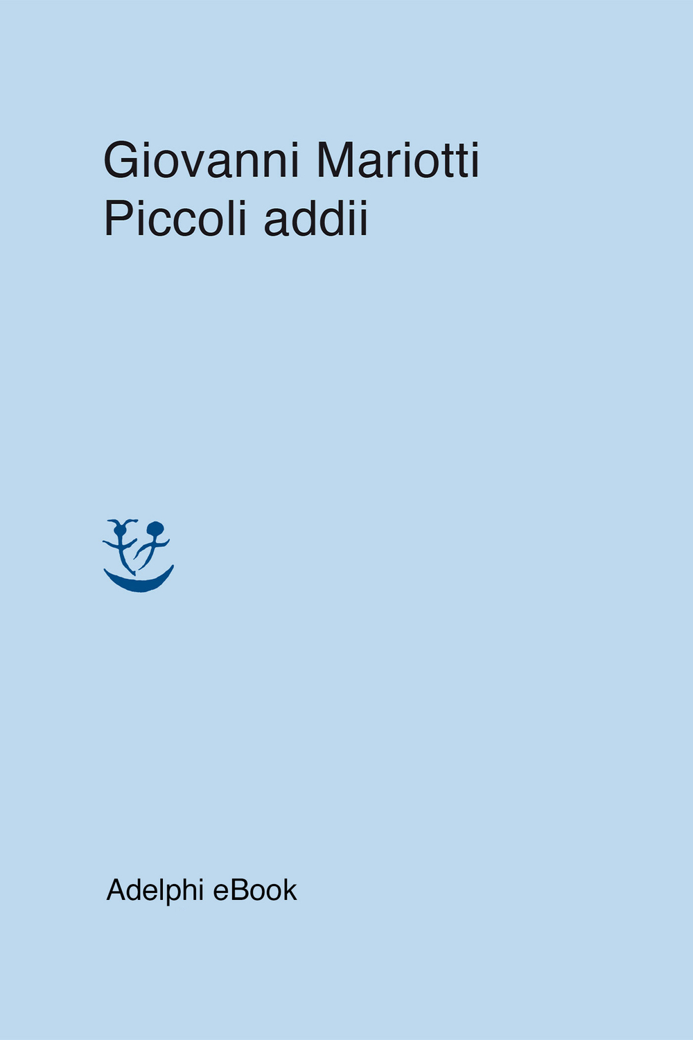Copertina del volume: Piccoli addii