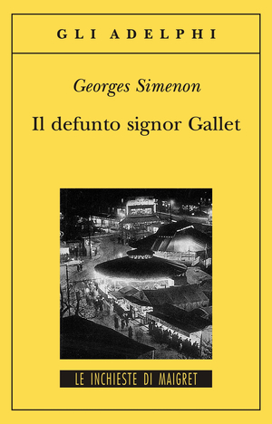 Copertina del volume: Il defunto signor Gallet