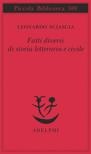 Copertina del volume: Fatti diversi di storia letteraria e civile