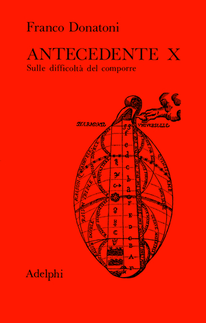 Copertina del volume: Antecedente X