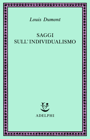 Copertina del volume: Saggi sull’individualismo