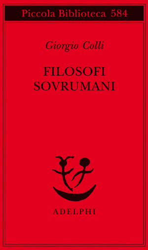 Copertina del volume: Filosofi sovrumani