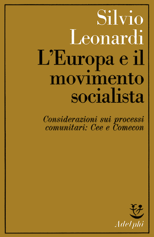Copertina del volume: L&#146;Europa e il movimento socialista