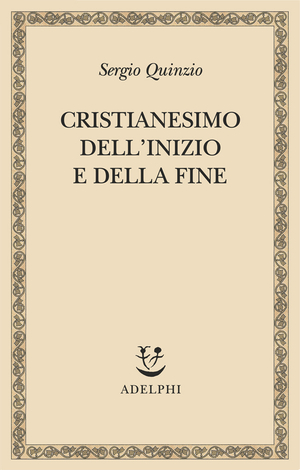 Copertina del volume: Cristianesimo dell'inizio e della fine