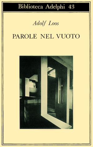 Copertina del volume: Parole nel vuoto