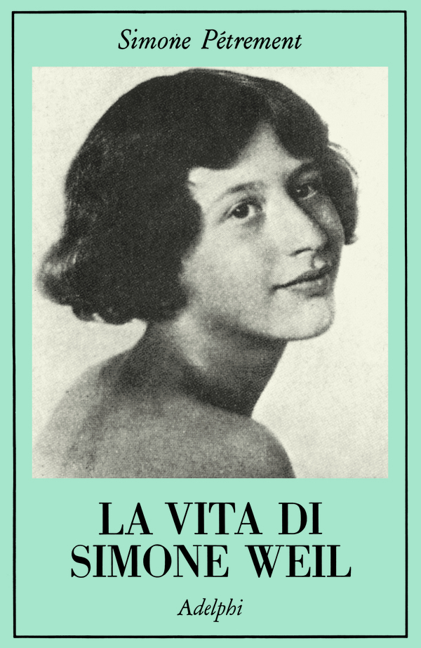 Copertina del volume: La vita di Simone Weil