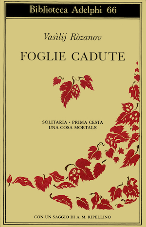 Copertina del volume: Foglie cadute