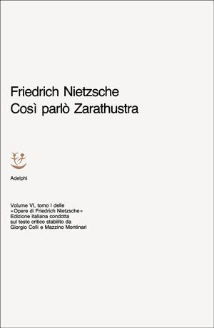 Copertina del volume: Così parlò Zarathustra