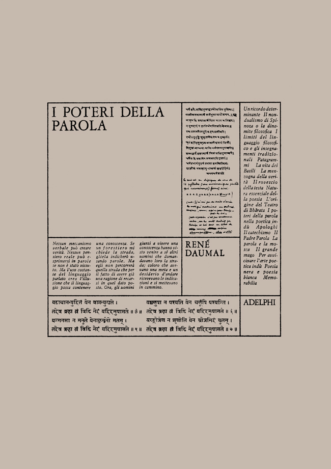 Copertina del volume: I poteri della Parola