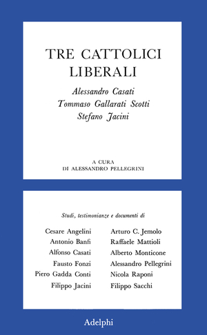 Copertina del volume: Tre cattolici liberali