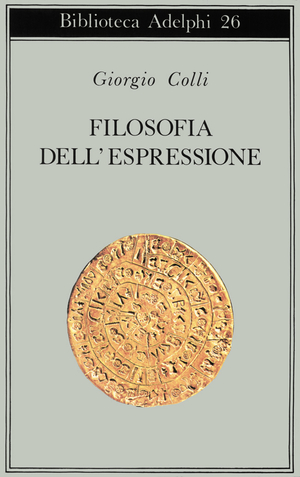 Copertina del volume: Filosofia dell’espressione