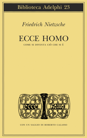 Copertina del volume: Ecce homo