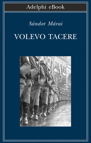 Copertina del volume: Volevo tacere
