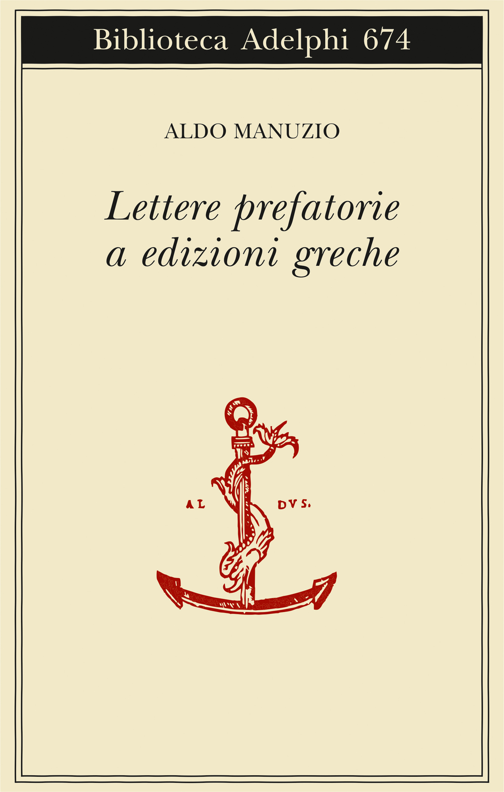Copertina del volume: Lettere prefatorie a edizioni greche