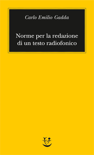 Copertina del volume: Norme per la redazione di un testo radiofonico