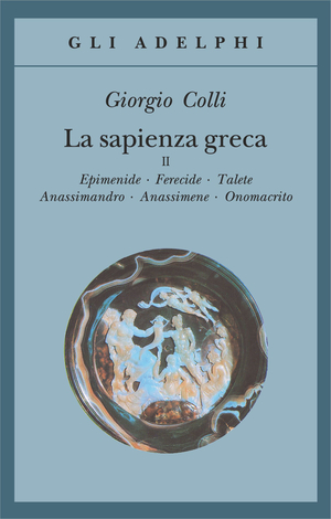 Copertina del volume: La sapienza greca, II