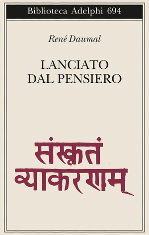 Copertina del volume: Lanciato dal pensiero