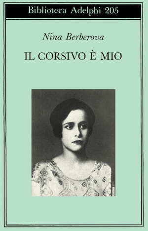 Copertina del volume: Il corsivo è mio
