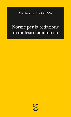 Copertina del volume: Norme per la redazione di un testo radiofonico