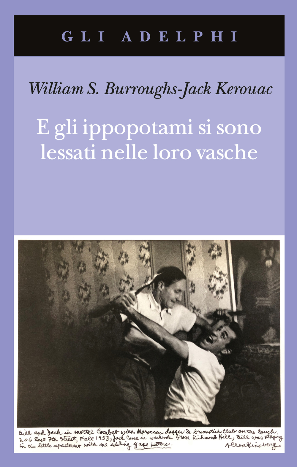 Copertina del volume: E gli ippopotami si sono lessati nelle loro vasche
