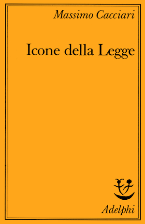 Copertina del volume: Icone della Legge