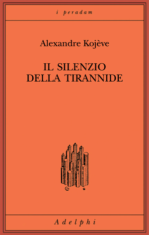 Copertina del volume: Il silenzio della tirannide