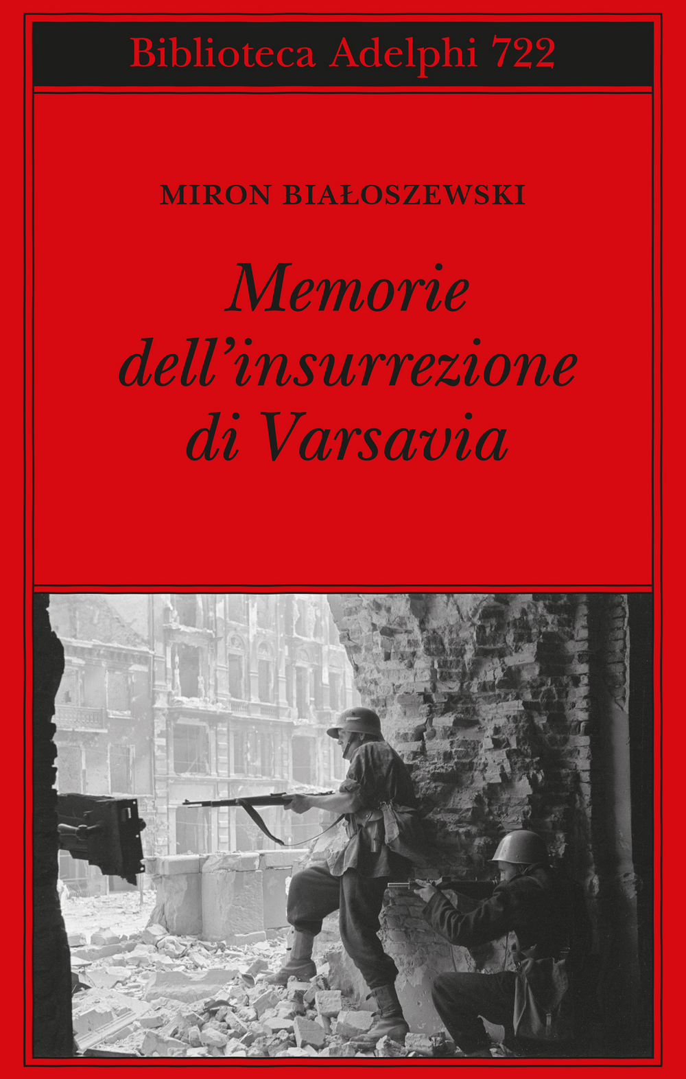 Copertina del volume: Memorie dell’insurrezione di Varsavia